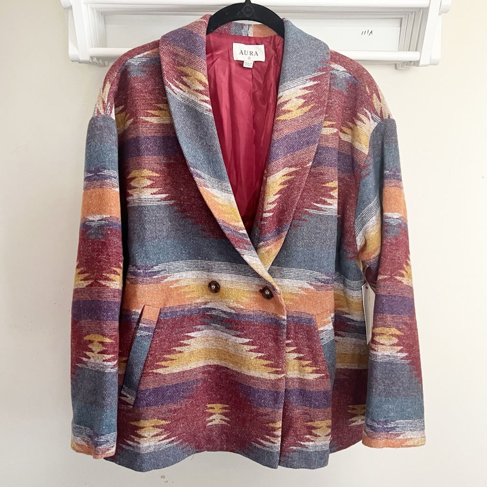 Aura Southwestern Jacket M NWT